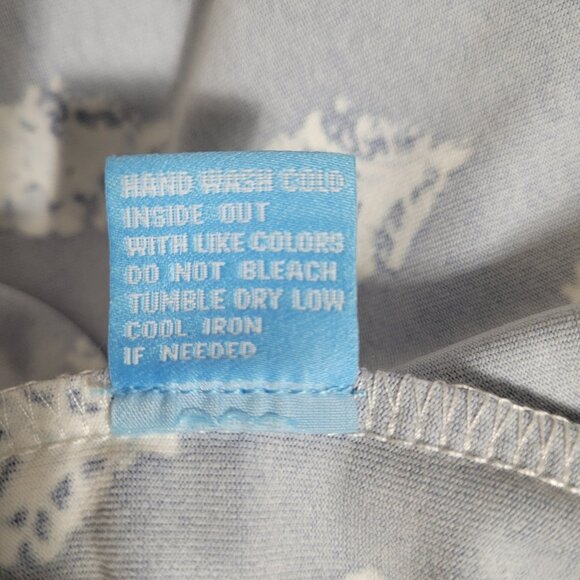 J. McLaughlin Women's Boat Neck Jersey Knit Drawstring Dress Blue White Size Med - Picture 9 of 9